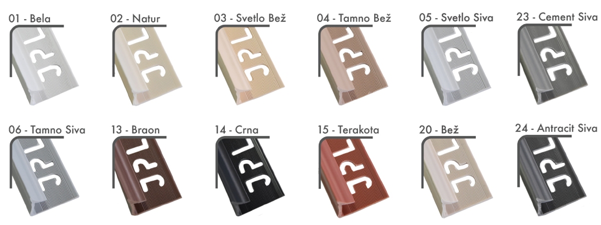 PVC UNIVERZALNA LAJSNA ZA UNUTRAŠNJI UGAO
